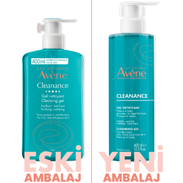 Avene Cleanance Yüz ve Vücut Temizleme Jeli 400 ml - 2