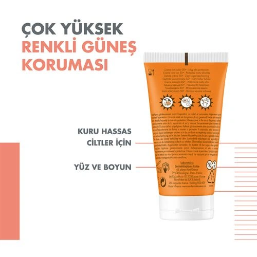 Avène Cream Tinted Cream Güneş Kremi SPF50+ 50 ml - 3