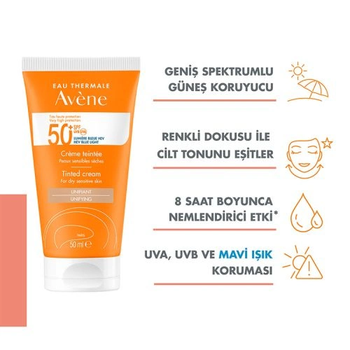 Avène Cream Tinted Cream Güneş Kremi SPF50+ 50 ml - 4