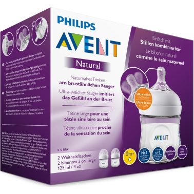 AVENT NATURAL PP BIBERON 125 ML IKILI - 6