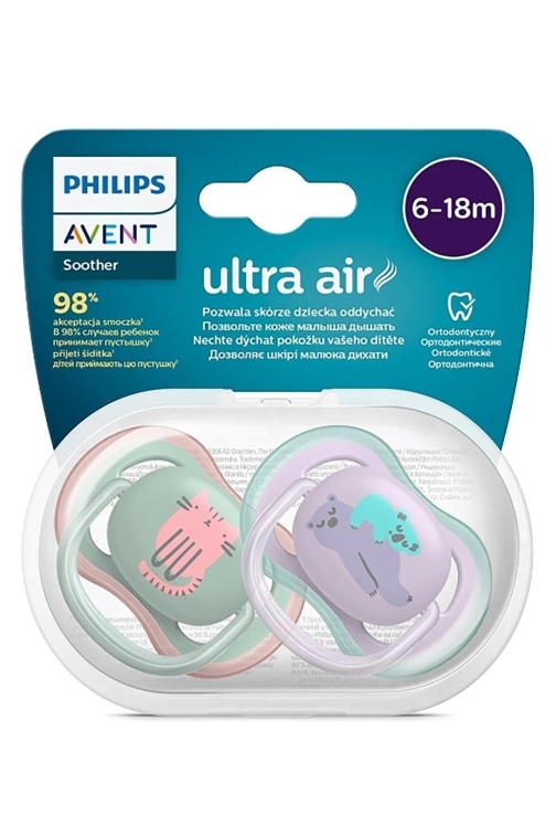 Avent SCF085/18 Ultra Air Emzik Kız 6-18 Ay 2'li - 1