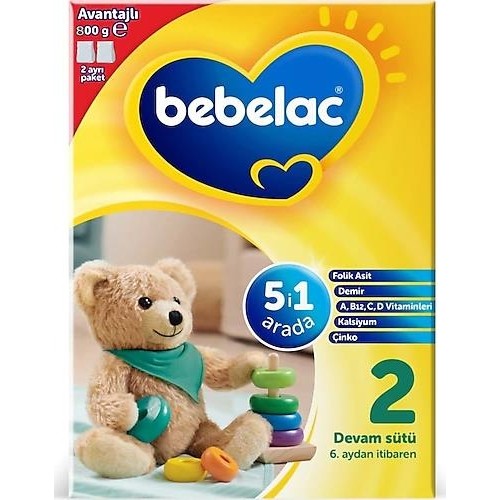 Bebelac 2 Devam Sütü 800 gr 6-9 Ay - 1