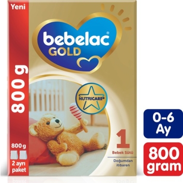 Bebelac Gold 1 Devam Sütü 800 gr 0-6 Ay - 1