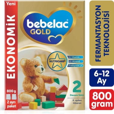 Bebelac Gold 2 Devam Sütü 800 gr 6-12 Ay - 1