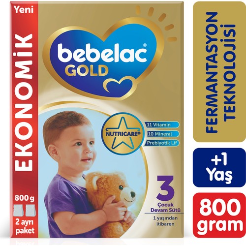 Bebelac Gold 3 Devam Sütü 800 gr 1 Yaşından Itibaren - 1