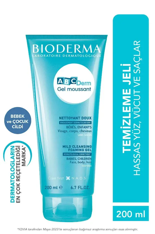 Bioderma Abcderm Foaming Gel 200 ml - 1