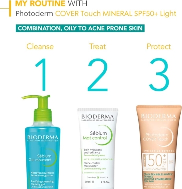 Bioderma Photoderm Cover Kapatıcı Güneş Koruyucu Light SPF50+ 40g - 7