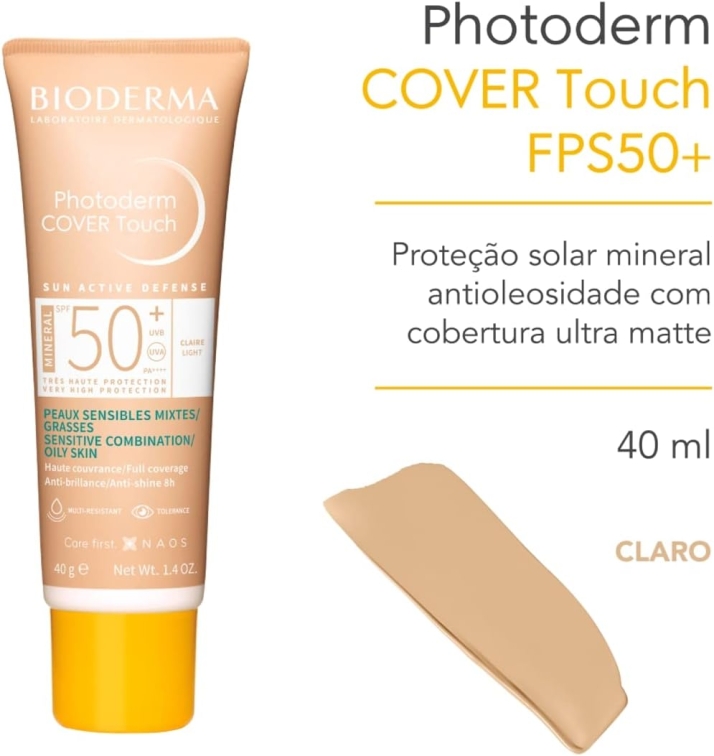 Bioderma Photoderm Cover Kapatıcı Güneş Koruyucu Light SPF50+ 40g - 2