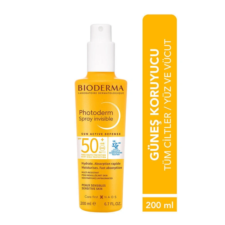 Bioderma Photoderm SPF50+ Güneş Koruyucu Sprey 200 ml - 1