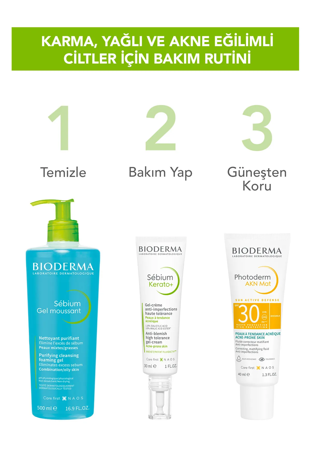 Bioderma Sebium Foaming Cilt Temizleme Jeli 500 ml - 7