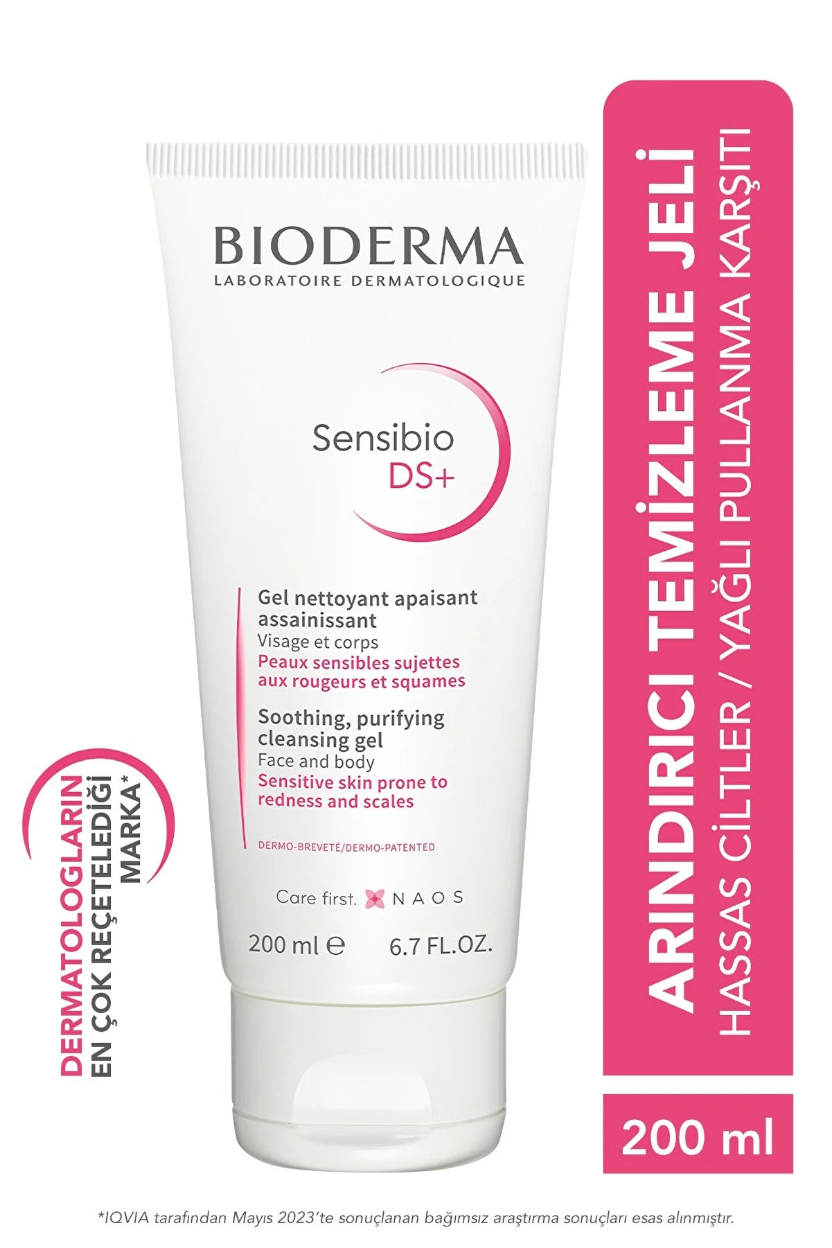 Bioderma Sensibio DS+ Foaming Cilt Temizleme Jeli 200 ml - 1