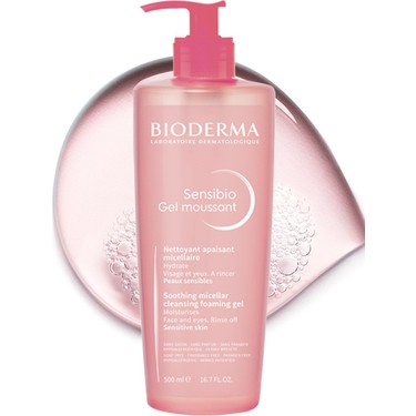 Bioderma Sensibio Foaming Cilt Temizleme Jeli 500 ml - 1