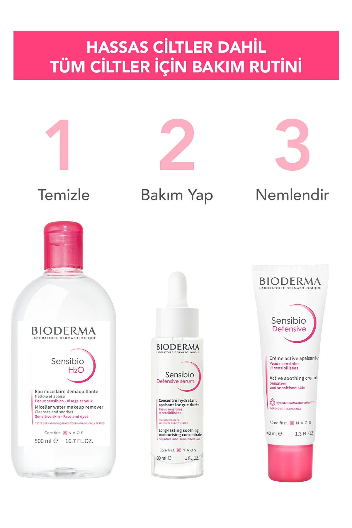 Bioderma Sensibio H2O İkili Set 500 ml + 500 ml - 7