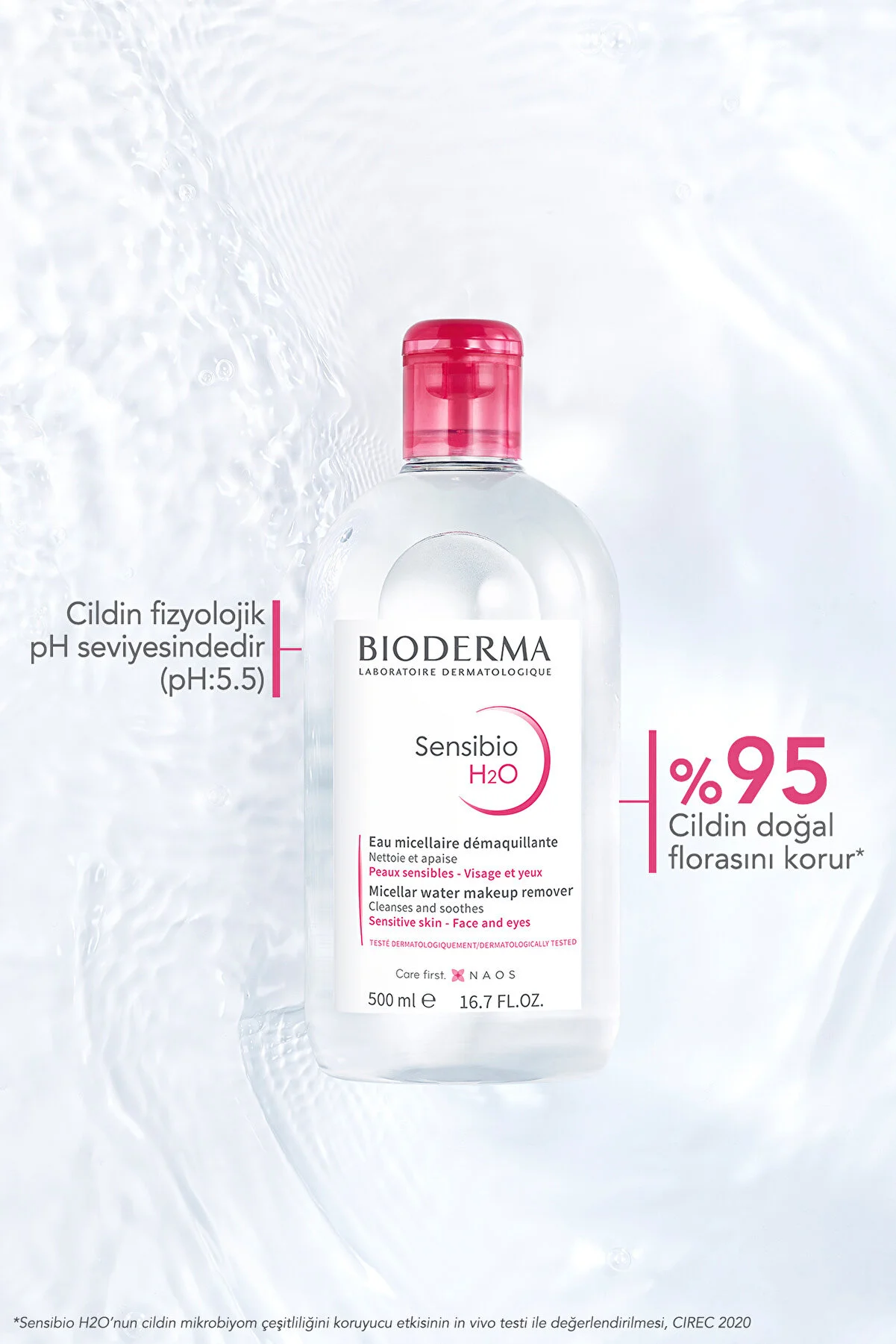 Bioderma Sensibio H2O İkili Set 500 ml + 500 ml - 3