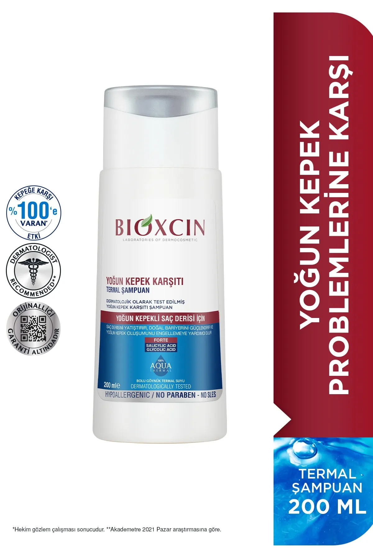 Bioxcin Aqua Thermal Yoğun Kepek Karşıtı Şampuan Ds 200ml - 2