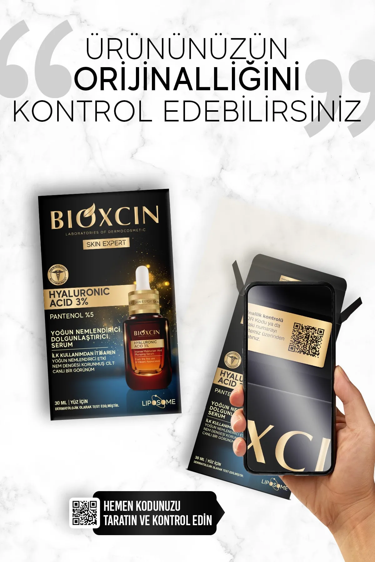 Bioxcin Hyaluronic Acid %3 Yoğun Nemlendirici Dolgunlaştırıcı Serum 30 ml - 3