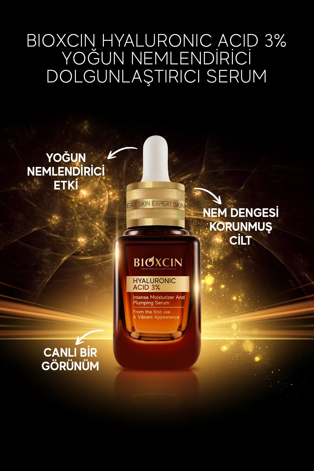 Bioxcin Hyaluronic Acid %3 Yoğun Nemlendirici Dolgunlaştırıcı Serum 30 ml - 2