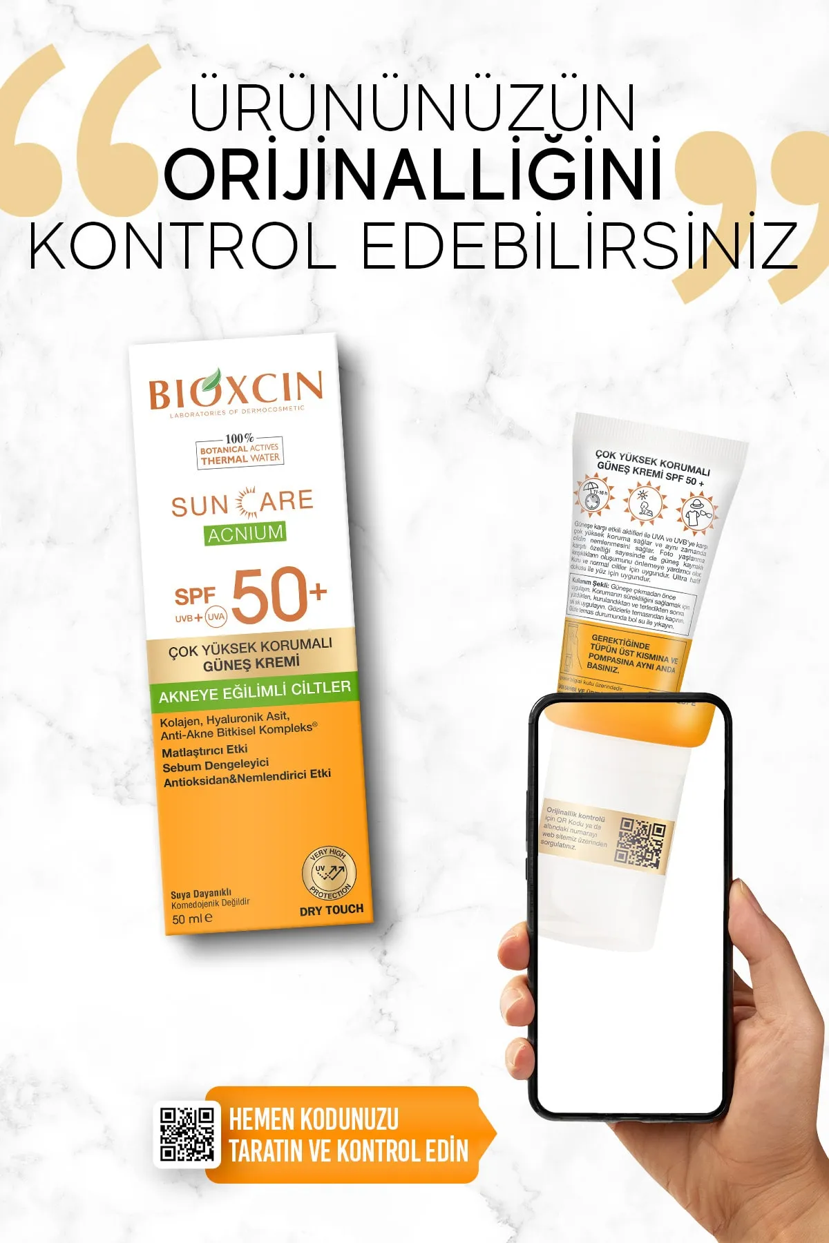 Bioxcin Sun Care Acnium Krem SPF50 50 ml - 3