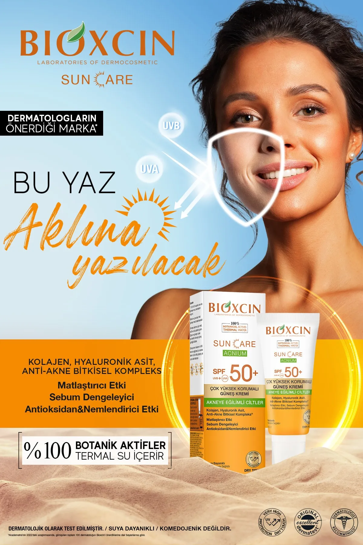 Bioxcin Sun Care Acnium Krem SPF50 50 ml - 2