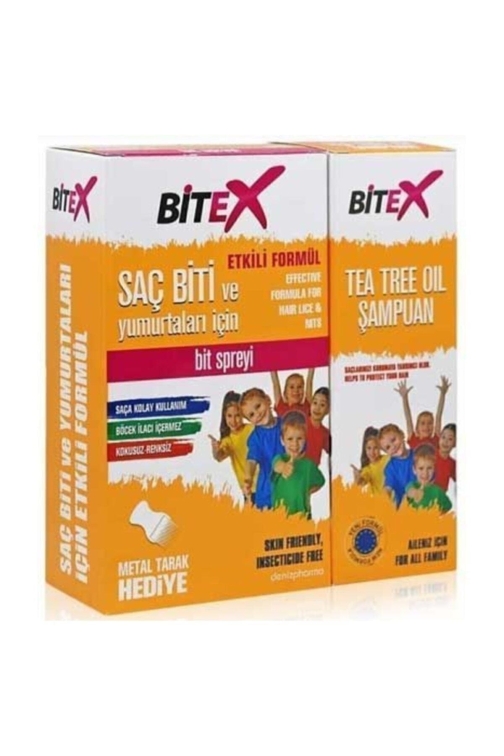 Bitex Sprey 100 Ml + Şampuan 150 Ml Çelik Tarak - 1