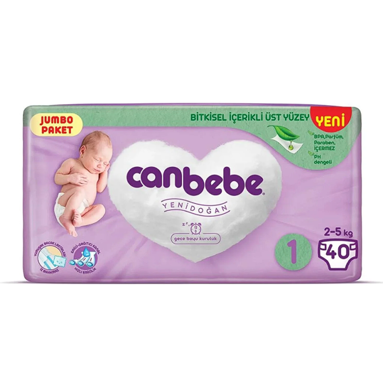 Canbebe Bebek Bezi Jumbo Paket No: 6 15-27 kg 17'li - 1