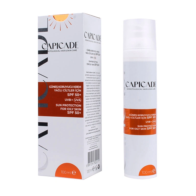 Capicade Güneş Koruyucu Krem Yağlı Ciltler İçin SPF50+ 100 ml - 1