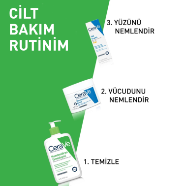 Cerave Nemlendiren Temizleyici Normal & Kuru Ciltler Yüz Vücut 473 ml - 7