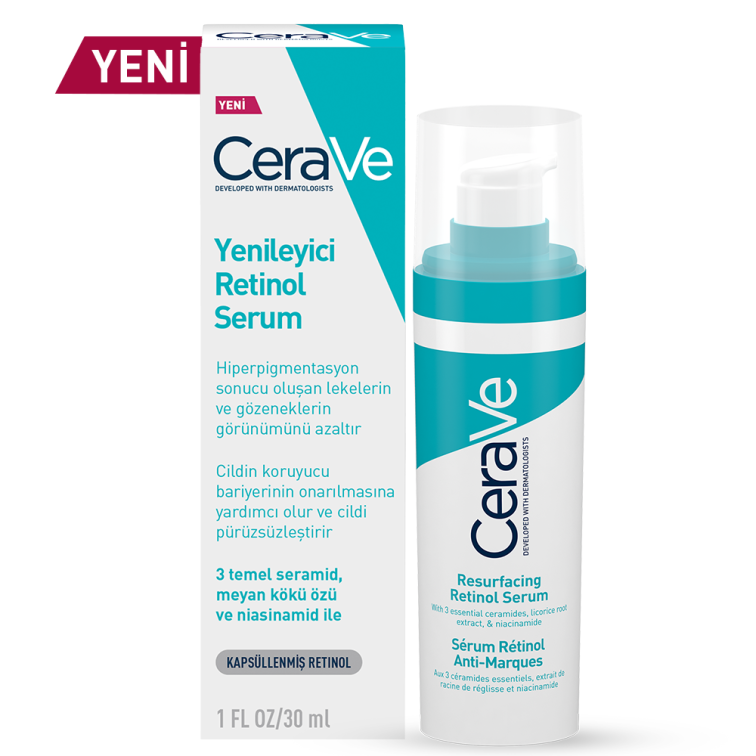 Cerave Yağlı ve Düzensiz Ciltler İçin Retinol Serum 30 ml - 1