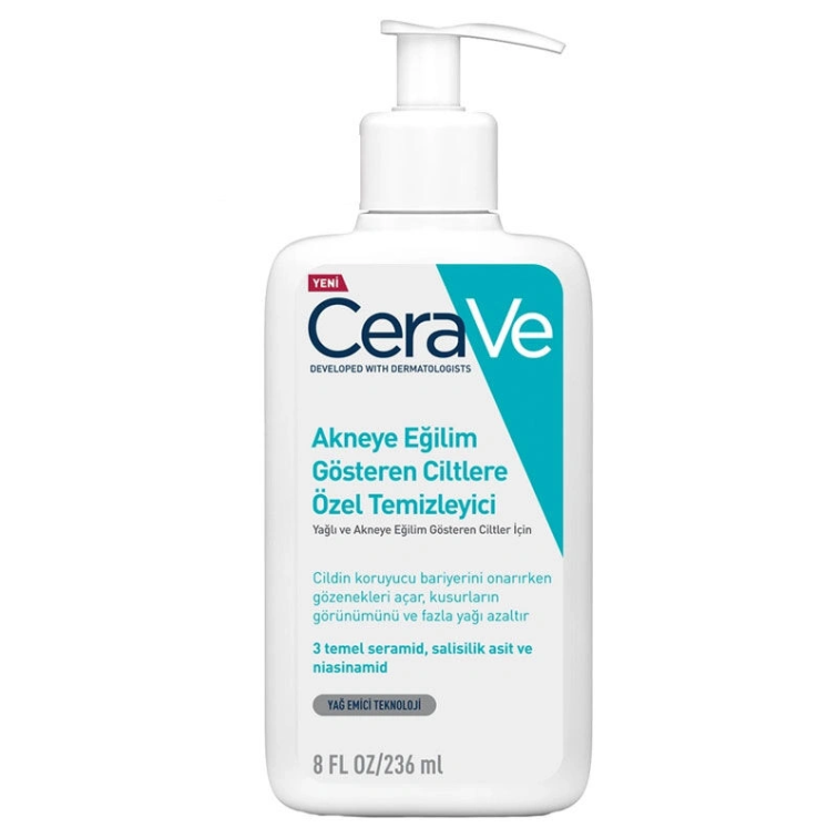 Cerave Yağlı ve Düzensiz Ciltler için Yıkama Jeli 236 ml - 1