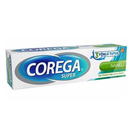 Corega Diş Protezi Yapıştırıcı Krem Naneli 40gr - 1