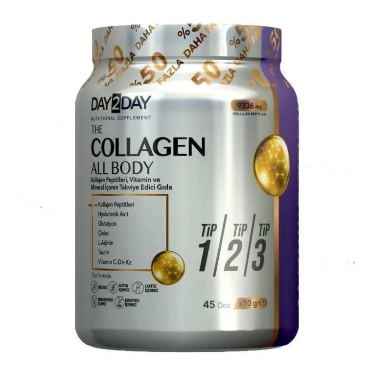 Day2Day The Collagen All Body Takviye Edici Gıda 450 gr - 1