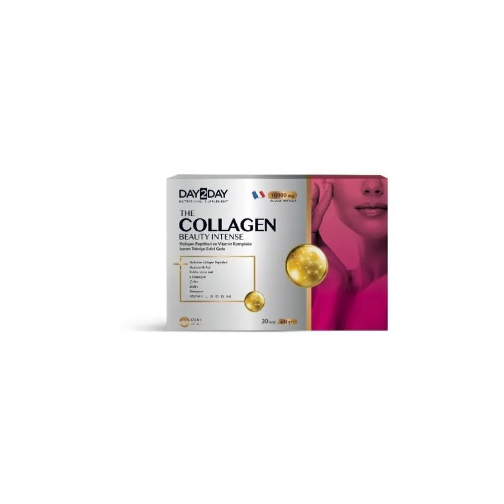 Day2day The Collagen Beauty Intense Ananas Aromalı Kolajen Takviyesi 30 Saşe - 1