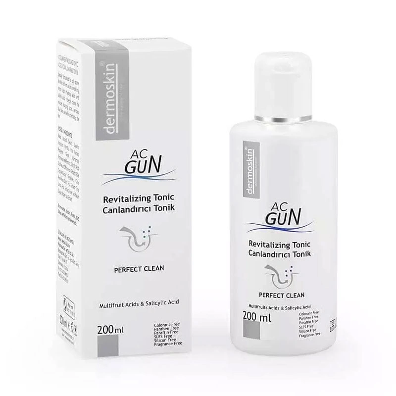 Dermoskin Acnegun Canlandırıcı Tonik 200 ml - 1