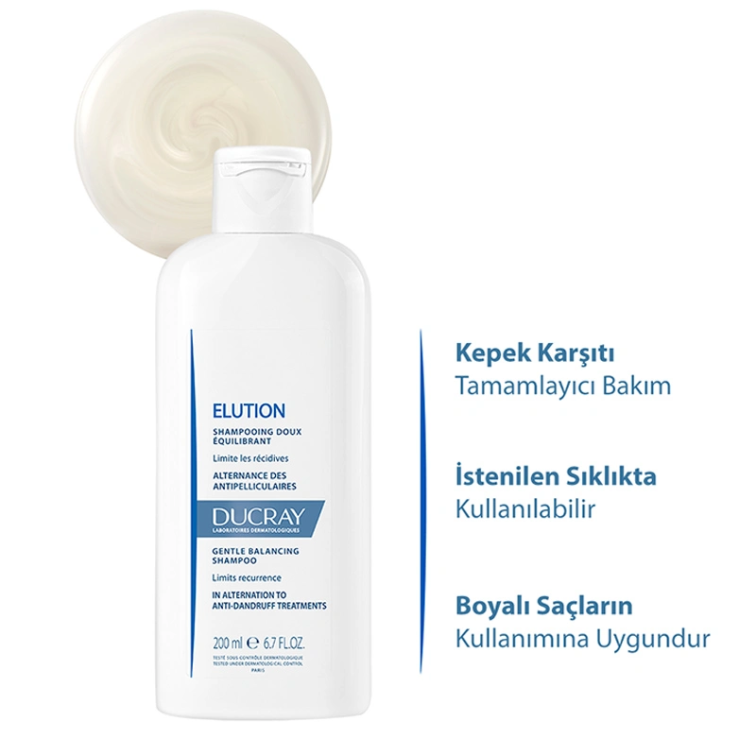 Ducray Elution Tamamlayıcı Bakım Şampuanı 400 ml - 2