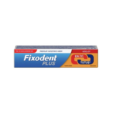 Fixodent Plus Premium Protez Yapıştırıcı Krem 40g - 1