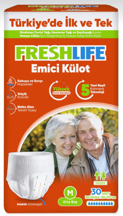 Freshlife Medium Emici Külot 30'lu - 1