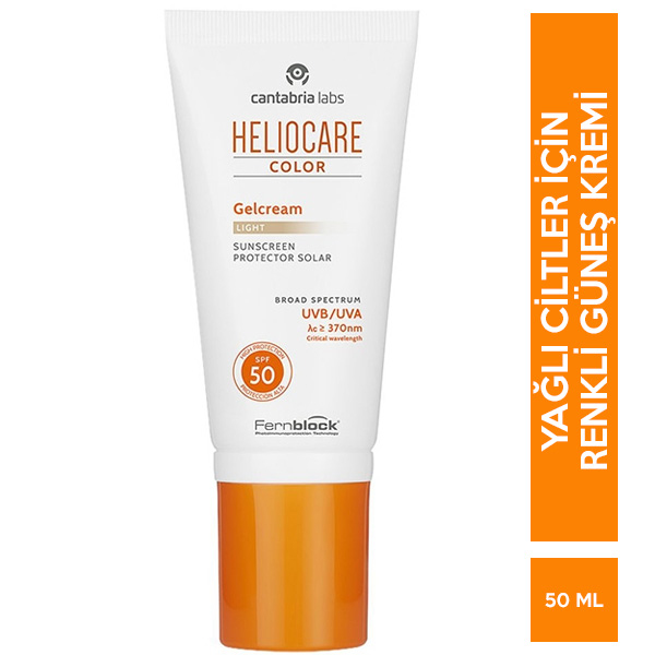 Heliocare Color Gelcream Light Buğday Renkli Güneş Kremi Spf 50 50 ml - 1