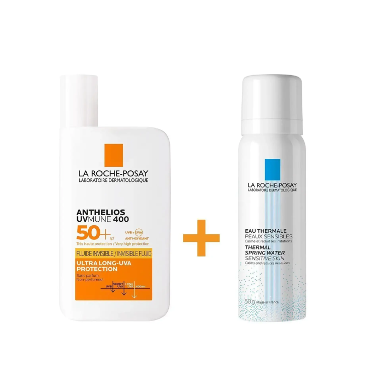 La Roche Posay Güneş Koruyucu Cilt Bakım Seti: Anthelios Uvmune Yüz Güneş Kremi 50ML & Termal Su 50ML - 1