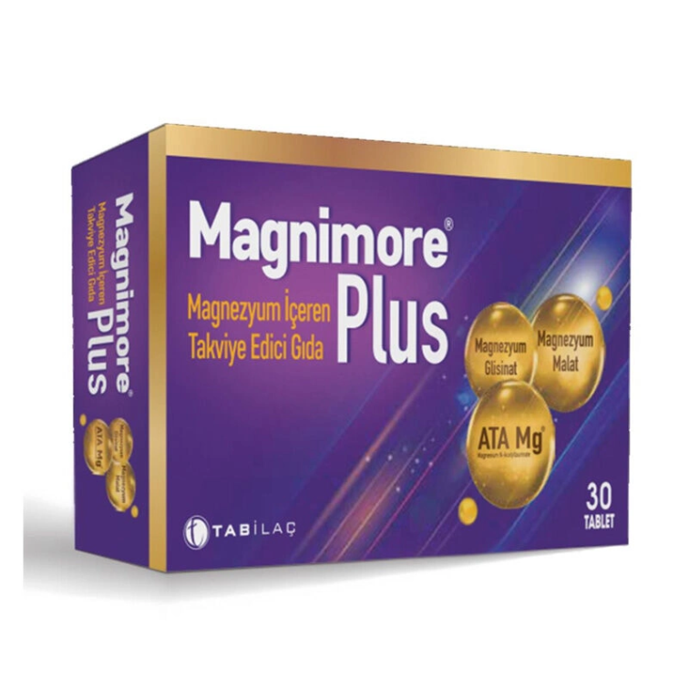 Magnimore Magnezyum İçeren Takviye Edici Gıda 30 Tablet - 1