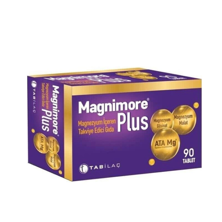 Magnimore Magnezyum İçeren Takviye Edici Gıda 90 Tablet - 1