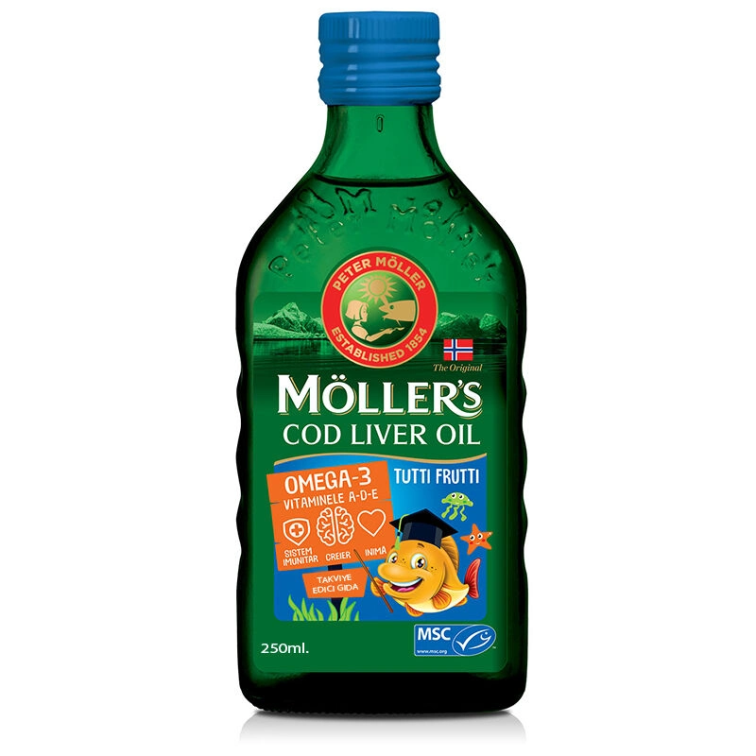 Möllers Omega-3 Balık Yağı Sıvı Formu 250 ml - 1