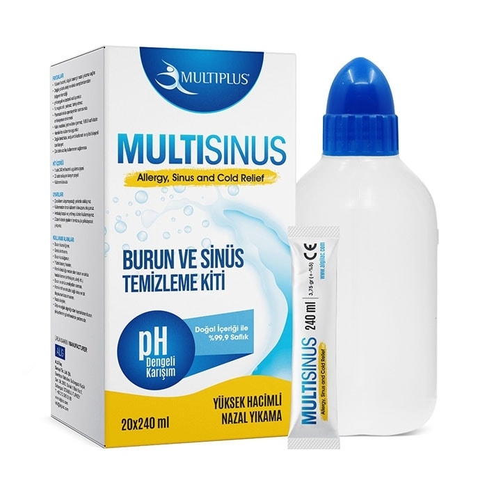 Multiplus Burun ve Sinüs Temizleme Kiti 20 x 240 ml - 1