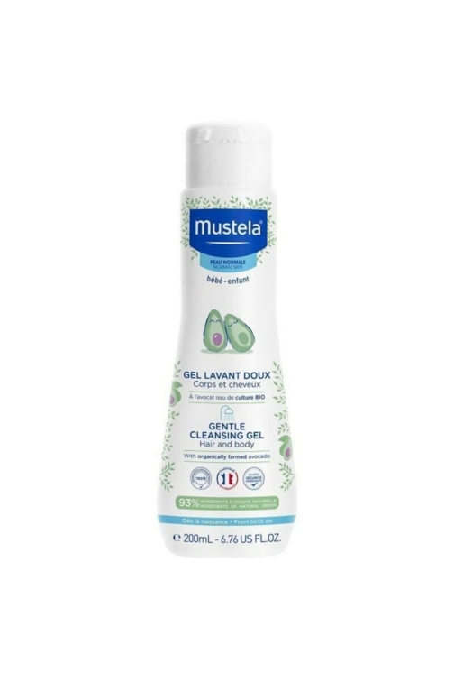 Mustela Gentle Cleansing (Dermo Cleansing) Yenidoğan Saç Vücut Şampuanı 200 ml - 1