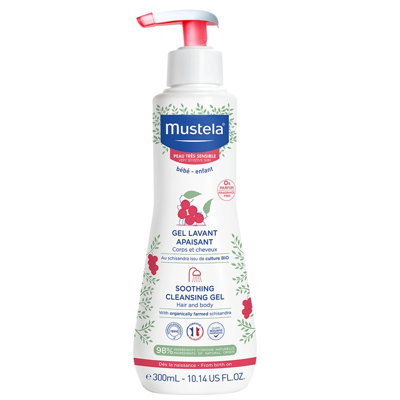 ​Mustela Soothing Çok Hassas Ciltler için Bebek Şampuanı 300ml - 1