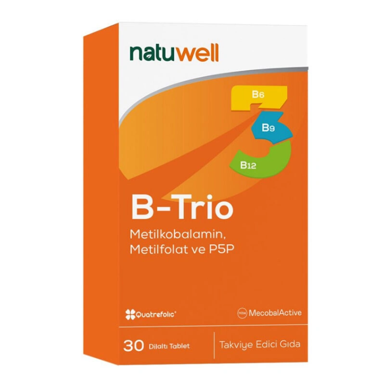 Natuwell B-Trio Dilaltı Tablet 30 Adet - 1