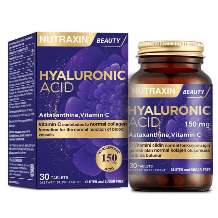 Nutraxin Beauty Hyaluronik Acid 30 Tablet - 1