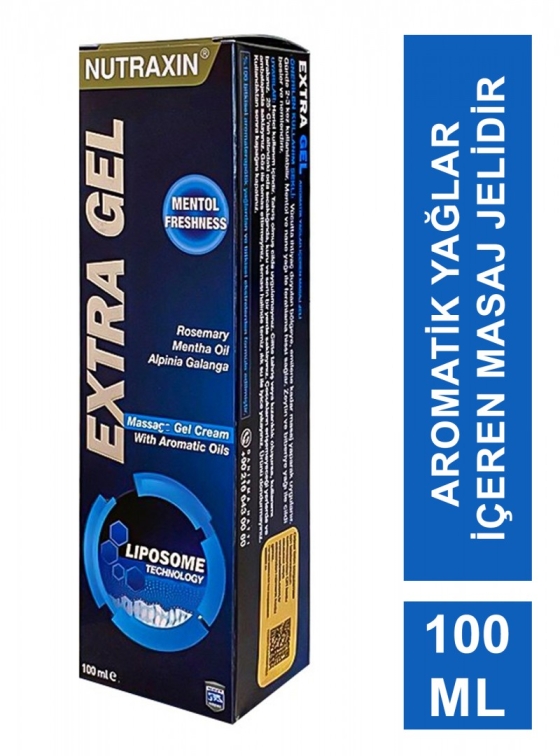 Nutraxin Extra Gel Mentol Ferahlığı Masaj Jeli 100 ml - 1