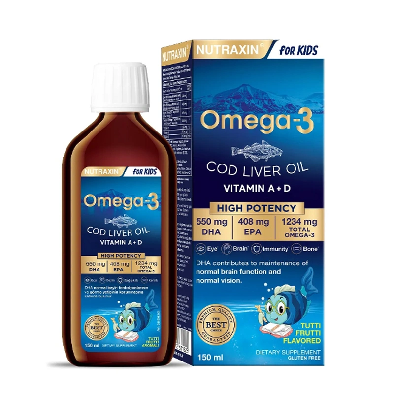 Nutraxin Omega 3 Şurup Karışık Meyve Aromalı 150 ml - 1