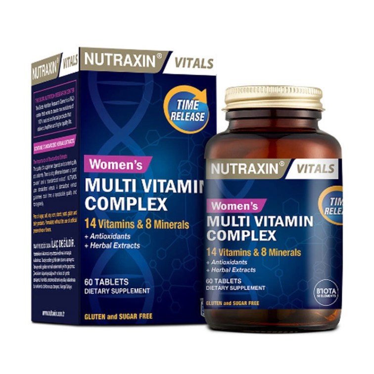 Nutraxin Womens Multi Vitamin Complex 60 Tablets - 1