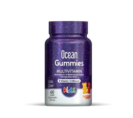 Ocean Gummies Multivitamin 60 Çiğnenebilir Jel Form - 1